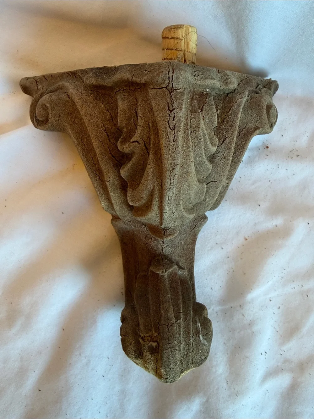 AS-IS Vintage Composite Furniture Legs / Architectural Salvage - Set of 4